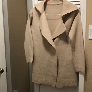 Ladies size small knit sweater coat